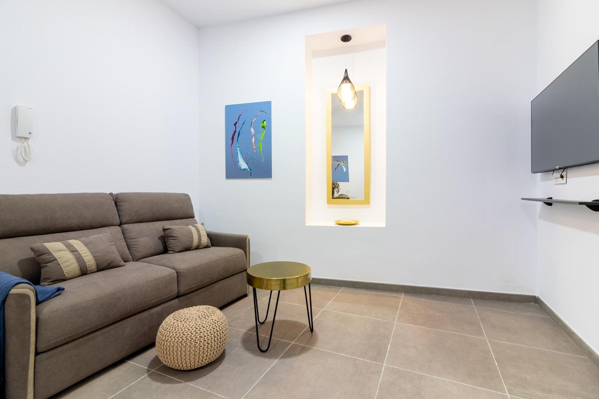 דירות Malaga Center Flat Mariblanca 12 Sun & Terrace Boutique חדר תמונה